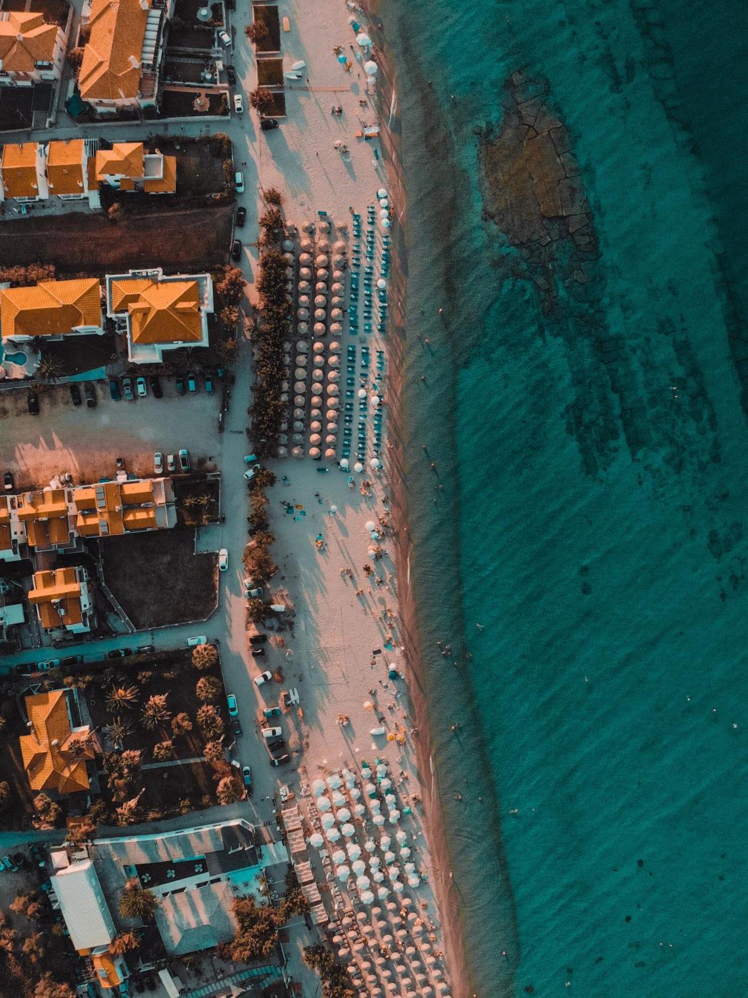 Aleksia Seaside Deluxe Apartment Pefkochori Eksteriør billede