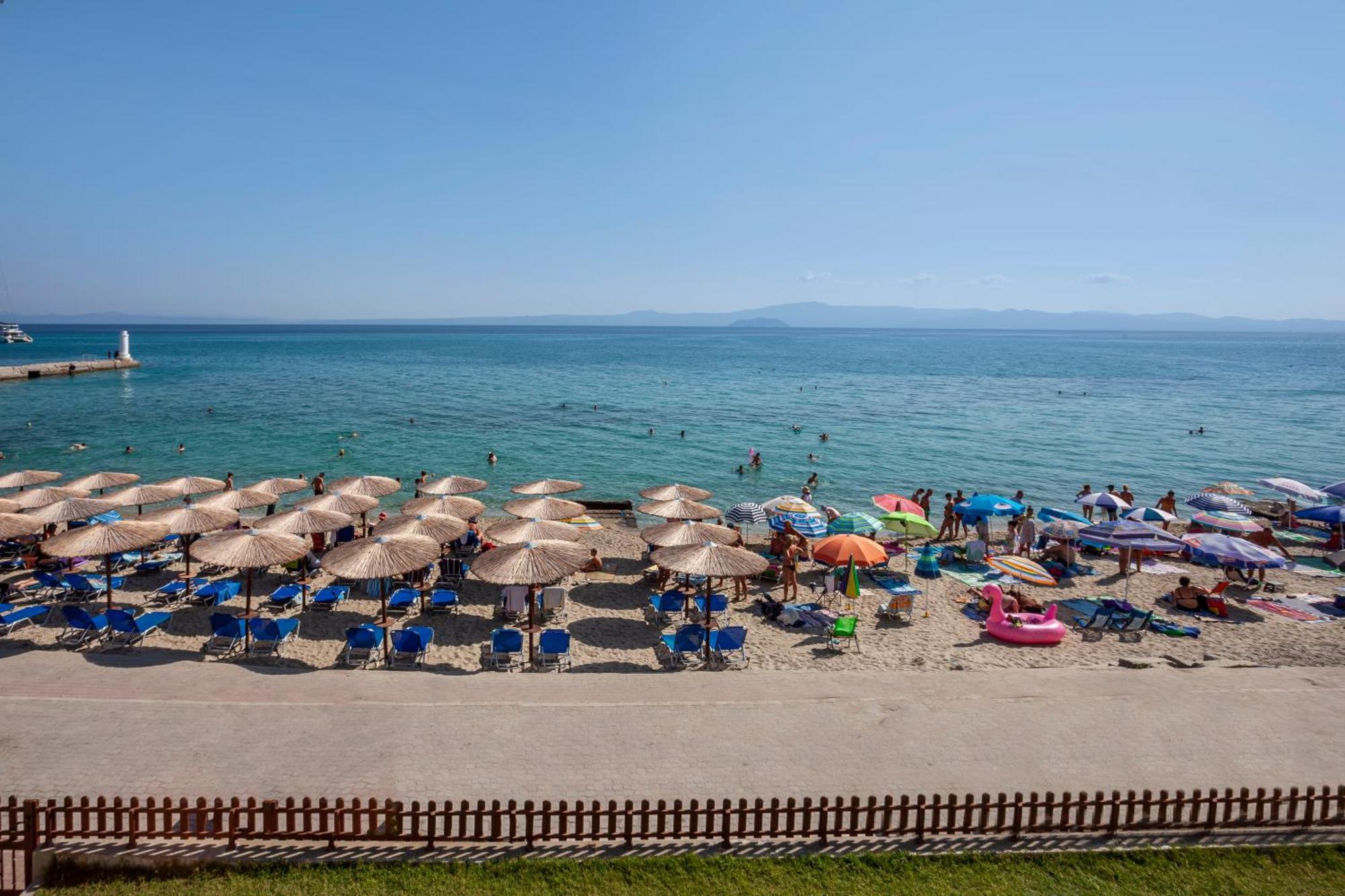 Aleksia Seaside Deluxe Apartment Pefkochori Eksteriør billede