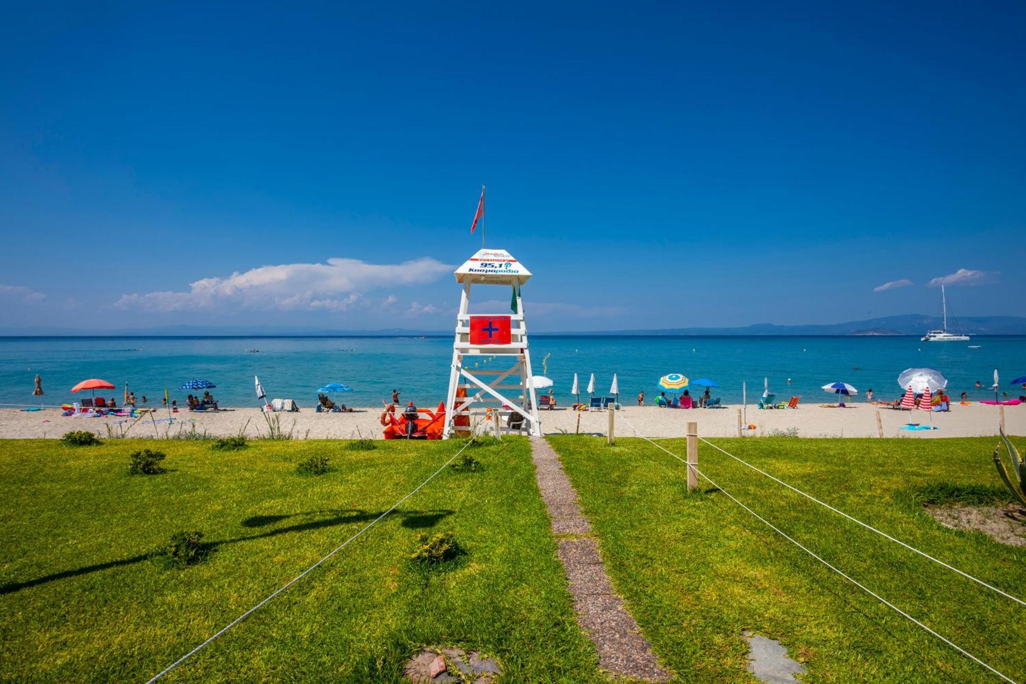 Aleksia Seaside Deluxe Apartment Pefkochori Eksteriør billede