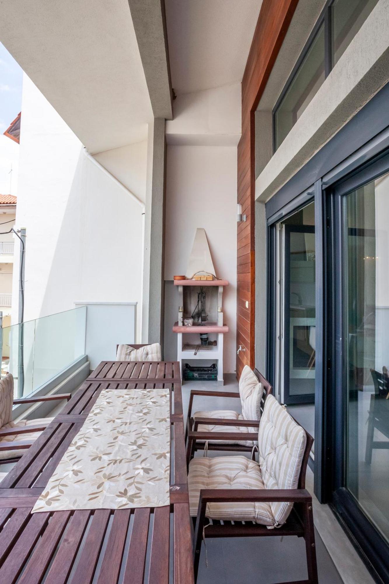 Aleksia Seaside Deluxe Apartment Pefkochori Eksteriør billede