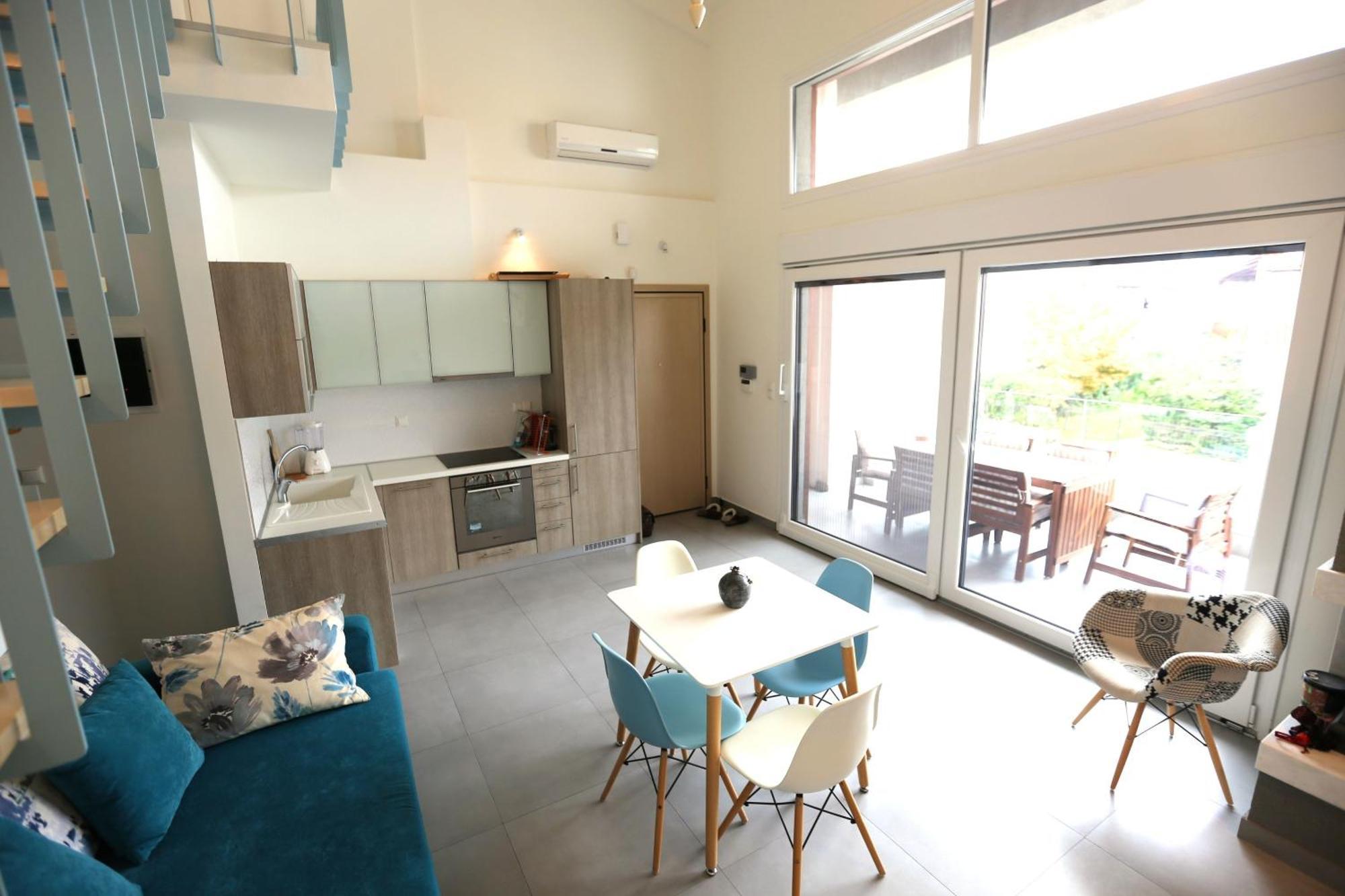 Aleksia Seaside Deluxe Apartment Pefkochori Eksteriør billede